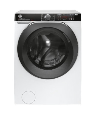 Lave-linge hublot HOOVER H-WASH 500 HWP 411AMBC/1-S - 11 kg - Induction - Vapeur - 1400 trs/min - Classe A - connecté - Blanc