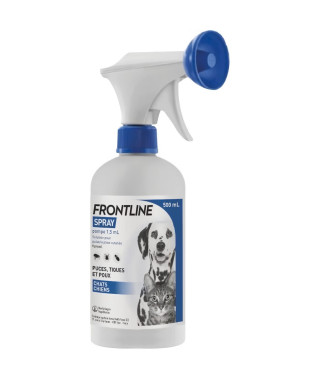 FRONTLINE Spray 250 ml - Puces, tiques, poux - Chien et chat