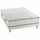 DEKO DREAM Détente Ensemble matelas + sommier 140 x 190 cm - Ressorts - 7 zones - 24 cm - Équilibré