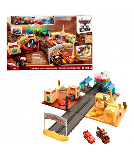 Coffret Aventure mini-véhicules CARS D+ - Radiator Springs - 4 ans et +