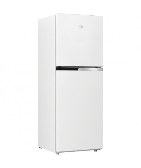 BEKO RDNT231I30WN - Réfrigérateur double porte pose libre 210L (142+68L) - Froid ventilé - L54x H145cm - Blanc