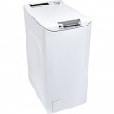 Lave-linge top HOOVER H3TFSMP48TAMCE-S - Induction - 8 kg - 1400 trs/min - connecté - Vapeur - Blanc