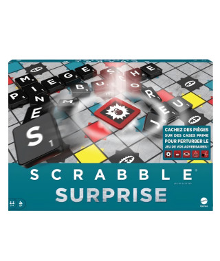 Mattel Games - Scrabble Surprise - Jeu de société et de lettres - Des 10 ans