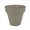 PLASTIKEN Pot a fleurs 48 Cm Collection TES- Taupe