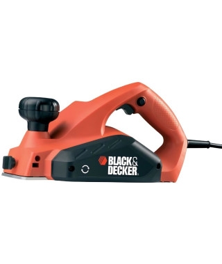 Rabot Filaire 650W BLACK+DECKER -  82mm (Livré avec un guide parallele + buse adaptateur pour aspirateur) - KW712-QS