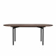 Table a manger - Contemporain - Pieds en métal - LODGE - L 200 x P 95 x H 74