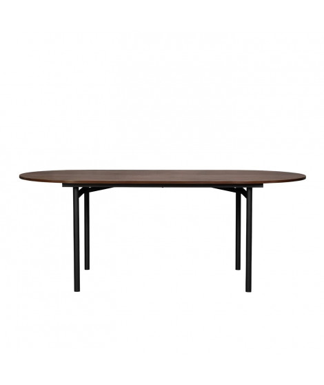 Table a manger - Contemporain - Pieds en métal - LODGE - L 200 x P 95 x H 74