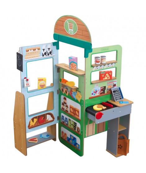 Kidkraft - Marchande Cuisine en bois pliable Let's Pretend