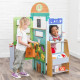 Kidkraft - Marchande Cuisine en bois pliable Let's Pretend