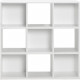 Meuble de rangement MIXCLUB 9 cases - Blanc - L 91x P 30 x H 91 cm