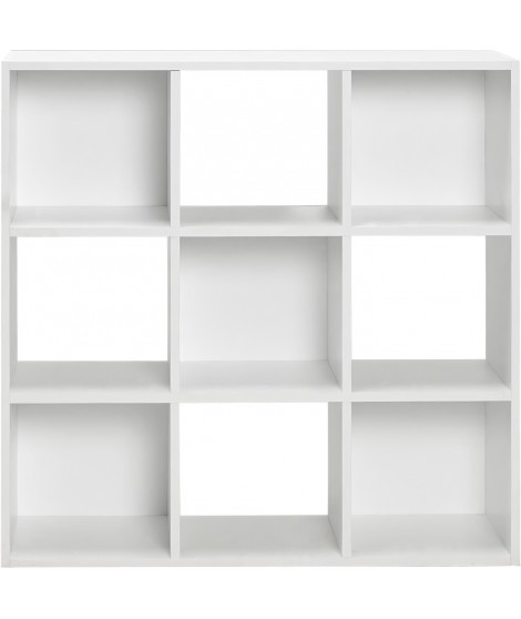 Meuble de rangement MIXCLUB 9 cases - Blanc - L 91x P 30 x H 91 cm