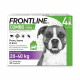 FRONTLINE Combo Chien L - 20 a 40 kg - 4 Pipettes - Puces tiques et poux