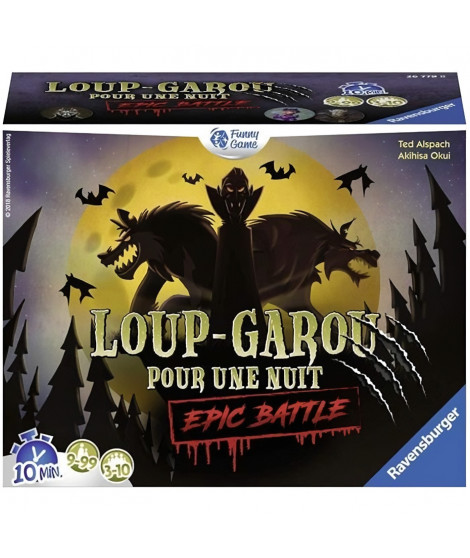 Loup-Garou pour une Nuit - Epic Battle - Ravensburger - Jeu d'ambiance Enfants et Adultes - Jeu de rôle - 3 a 10 joueurs des …