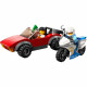 LEGO City 60392 La Course-Poursuite de la Moto de Police, Jouet Voiture de Course et 2 Policiers