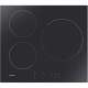 Plaque de cuisson induction -CANDY - 3 foyers - L 56 x P 49 cm - CI633CTT -Noir