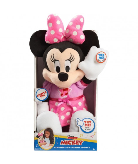 Minnie  Peluche 30 cm  Sonore et Lumineuse