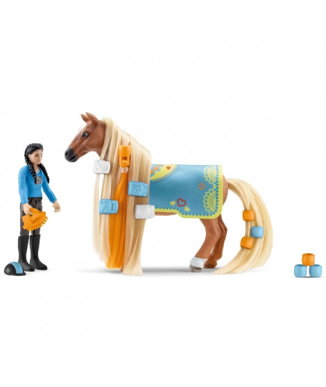 Coffret cheval a coiffer Kim & Caramelo - SCHLEICH - Sofia's Beauties - 42585 - A partir de 4 ans