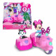 Minnie, Véhicule avec 1 figurine 7,5 cm et 1 accessoire, Modele Scooter avec Side-Car, Jouet pour enfants des 3 ans, MCN182
