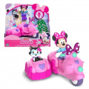 Minnie, Véhicule avec 1 figurine 7,5 cm et 1 accessoire, Modele Scooter avec Side-Car, Jouet pour enfants des 3 ans, MCN182
