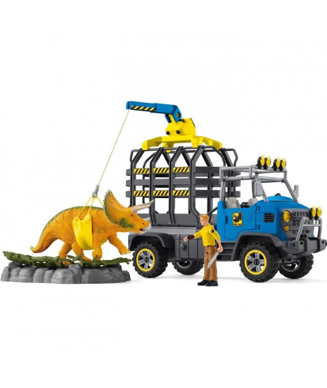 Coffret SCHLEICH - Mission de transport Dino - 42565 - Dinosaurs - Pour Enfant de 5 ans et plus