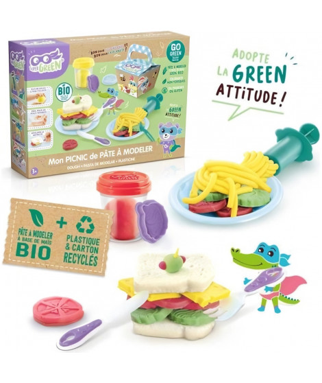 Kit pique-nique de pâte a modeler bio - CANAL TOYS - Mixte - A partir de 6 ans - 100% bio et sans gluten