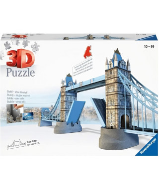 Puzzle 3D Tower Bridge - Ravensburger - 216 pieces - sans colle - Mixte - A partir de 10 ans