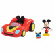 Mickey, Véhicule avec 1 figurine 7,5 cm et 1 accessoire, Modele Course, Jouet pour enfants des 3 ans, MCC062