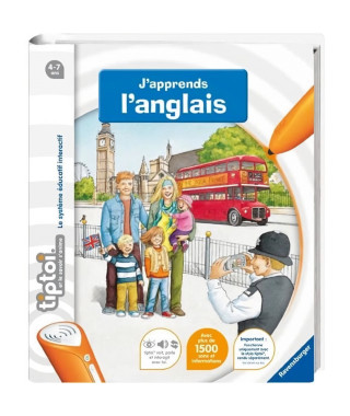 tiptoi -  J'apprends l'anglais -  Ravensburger - Livre électronique éducatif - Des 4 ans - en français