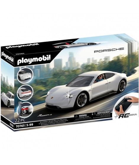 PLAYMOBIL - 70765 - Porsche Mission E - + module radiocommandé - Classic Cars