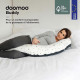 Babymoov Coussin de Maternité doomoo Grey Stars