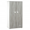 Armoire 2 portes 168x85x57cm en bois