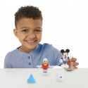 Mickey, 2 figurines articulées 7,5 cm avec accessoires, Theme Football, Jouet pour enfants des 3 ans, MCC042