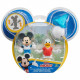Mickey, 2 figurines articulées 7,5 cm avec accessoires, Theme Football, Jouet pour enfants des 3 ans, MCC042