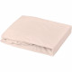 DOMIVA Drap housse + Alese Uni - 100% Coton - oeko-Tex - Blanc/Nude - 60 x 120 cm