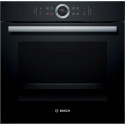 Four électrique encastrable Pyrolyse - Multifonction - BOSCH HBG672BB1S - Noir - 71 L