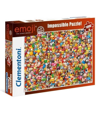 Puzzle Emoji 1000 pieces - Clementoni - Impossible Puzzle - Pour adultes - 14 ans et plus