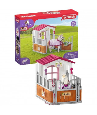 SCHLEICH - Box avec jument Lusitanienne - 42368 - Gamme Horse Club