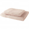 TODAY Lot de 1 Drap de Bain 100% coton 70x130 cm + 1 Serviette de Bain 50x100 cm - Rose des sables