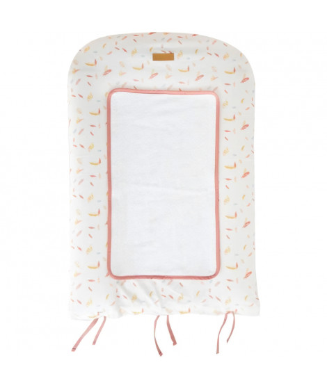 Matelas a  langer et housse perroquet - Multicolore - 50 X 75 cm