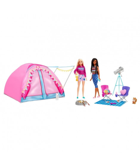 Barbie - Coffret Camping Et 2 Poupées - Poupée - 3 ans et +