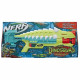 Nerf DinoSquad Armorstrike blaster a fléchettes, barillet rotatif 8 fléchettes, 16 fléchettes Nerf Elite, design d'ankylosaure