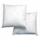 BLANREVE Lot de 2 Oreillers Triple Protection - 60 x 60 cm - Blanc