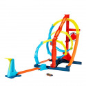 Hot Wheels - Coffret Spirale Infernale - Track Builder - Multicolore - Des 6 ans