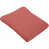 Housse de matelas a  langer en éponge bouclette - Terracotta - 50 X 75 cm