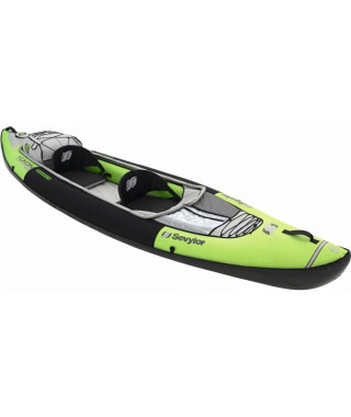 Kayak de randonnée gonflable 2 places SEVYLOR Yukon KCC 380 vert et noir