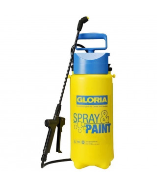 GLORIA Pulvérisateur a main Gloria - Modele Spray&Paint 5 L - 3 bars - Soupape et buse a jet plat - Joints Viton