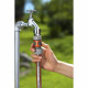 Raccord d'arrosage rapide GARDENA - Adapté tuyau Ø19 mm - Fixation 1 clic - Power Grip (18216-20)