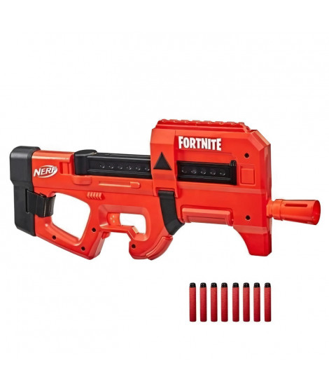 Nerf Fortnite Compact SMG, Blaster a fléchettes motorisé, revetement Ultra Red, chargeur interne 8 fléchettes, inclut 8 fléch…