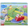 Peppa Pig Le circuit en ville de Peppa avec route modulable, inclut véhicule et 1 figurine, +35 sons, a partir de 3 ans