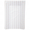 BABYCALIN Matelas a langer Luxe - Motifs géométriques - Rose et gris - 50 x 70 cm